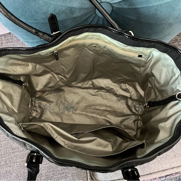 Kate Spade Large Black Quilted Tote/Diaper Bag - Picture 6 of 9